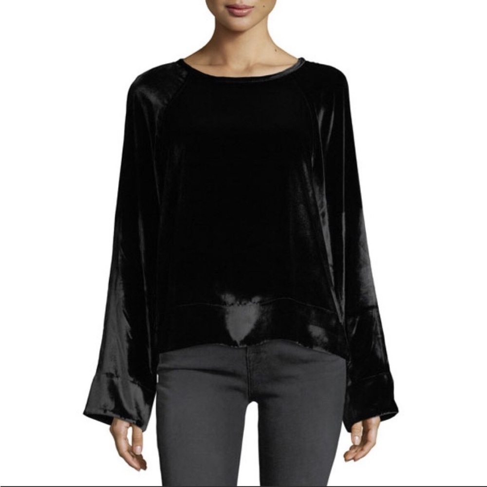 EQUIPMENT| ABILENE BLACK VELVET TOP